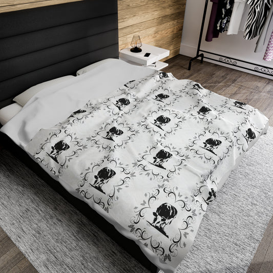 Copy of Blanket for Bedroom/ Throw Blanket, Cow Grazing Design by Carol landry