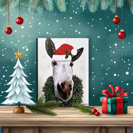 Christmas Donkey Painting, 10
