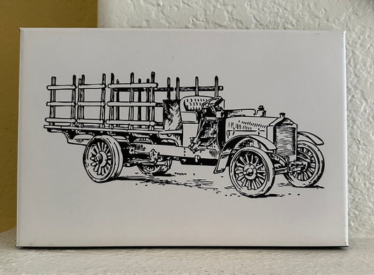 Wall Art, 'Vintage Line Art Truck', 8