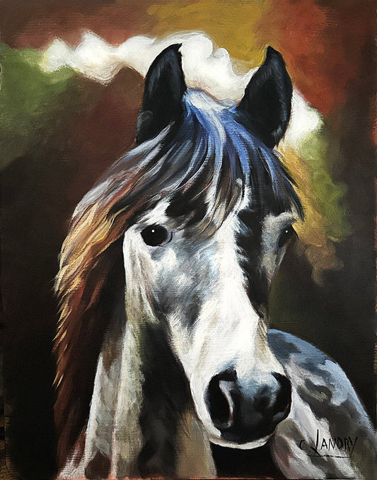Horse Canvas Wall Art,  Horse wall decor, by Artist Carol Landry