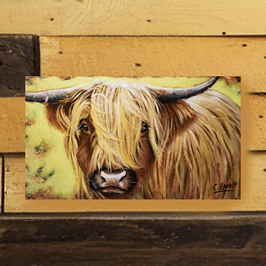Scottish Cow Painting by Artist Carol Landry, 8