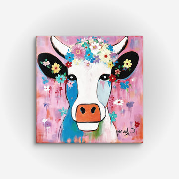 Abstract Cow Art, Reproduction, by Artist Carol Landry